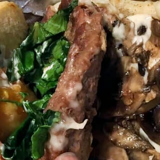 Mushroom Cheese Burger